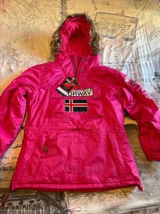 Anorak Geographical Norway Rosa Talla XL