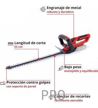Tagliasiepi con batteria 18V - Einhell