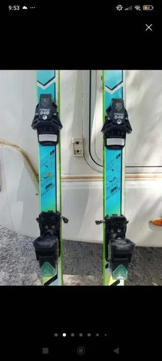 Esquís de nieve Head, Fischer y NNN