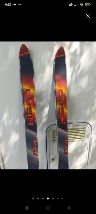 Esquís de nieve Head, Fischer y NNN