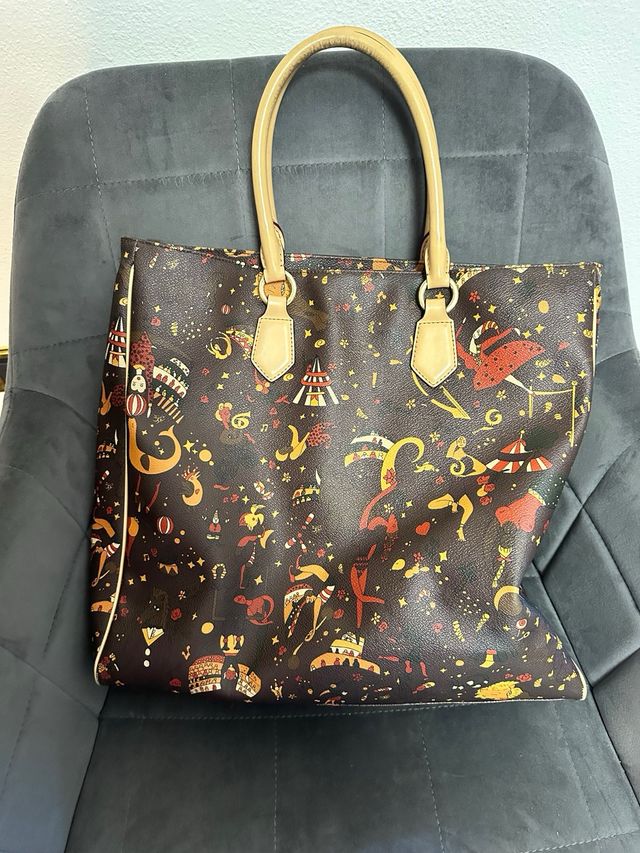 Borsa Piero Guidi Multicolore Marrone
