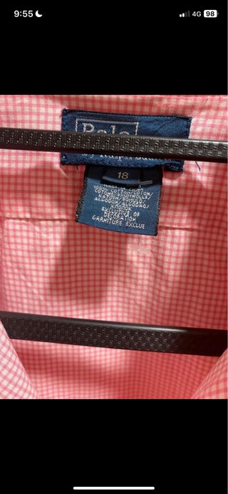 Camisa Polo Ralph Lauren Rosa