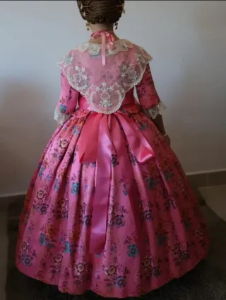 Traje Fallera Niña 4-7 años con Manteletas