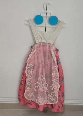 Traje Fallera Niña 4-7 años con Manteletas