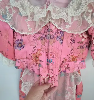 Traje Fallera Niña 4-7 años con Manteletas