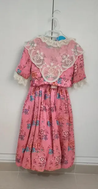 Traje Fallera Niña 4-7 años con Manteletas