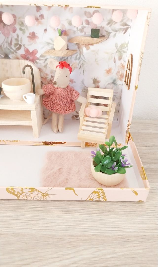 Casa vintage bambole/topo Maileg sylvanian 