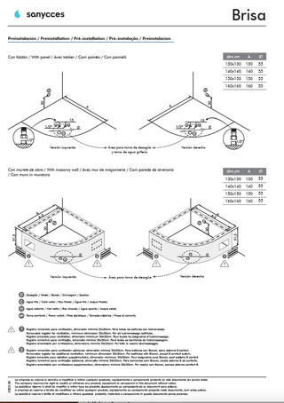 Bañera Jacuzzi Brisa 130x130 Elegance