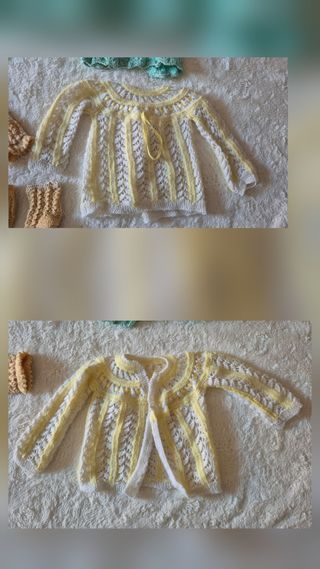 Lote Ropa Bebé Tejida (4 Piezas)