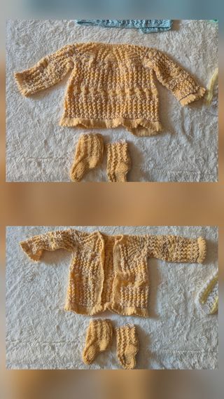 Lote Ropa Bebé Tejida (4 Piezas)