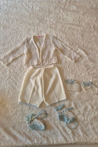 Lote Ropa Bebé Tejida (4 Piezas)