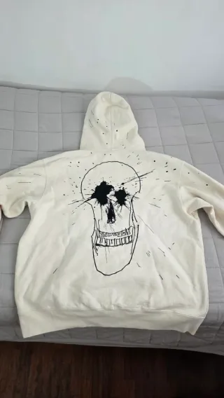 Supreme Ralph Steadman Skull Hoodie Blanca