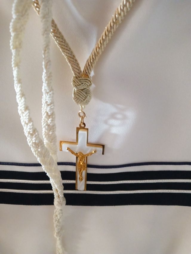 Traje de comunión de niño marinero nuevo