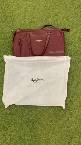 Bolso Pepe Jeans para portátil rojo