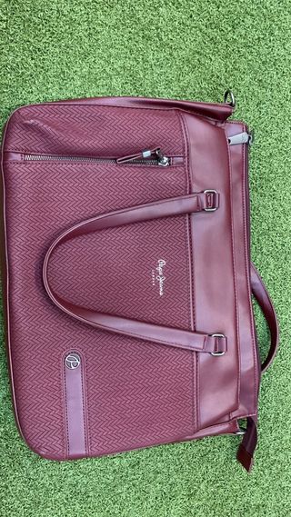 Bolso Pepe Jeans para portátil rojo