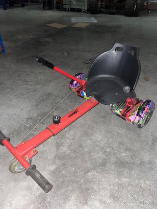 Hoverboard Graffiti + Silla iWatKart + Cargador
