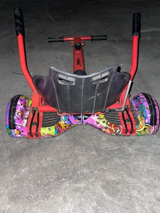Hoverboard Graffiti + Silla iWatKart + Cargador
