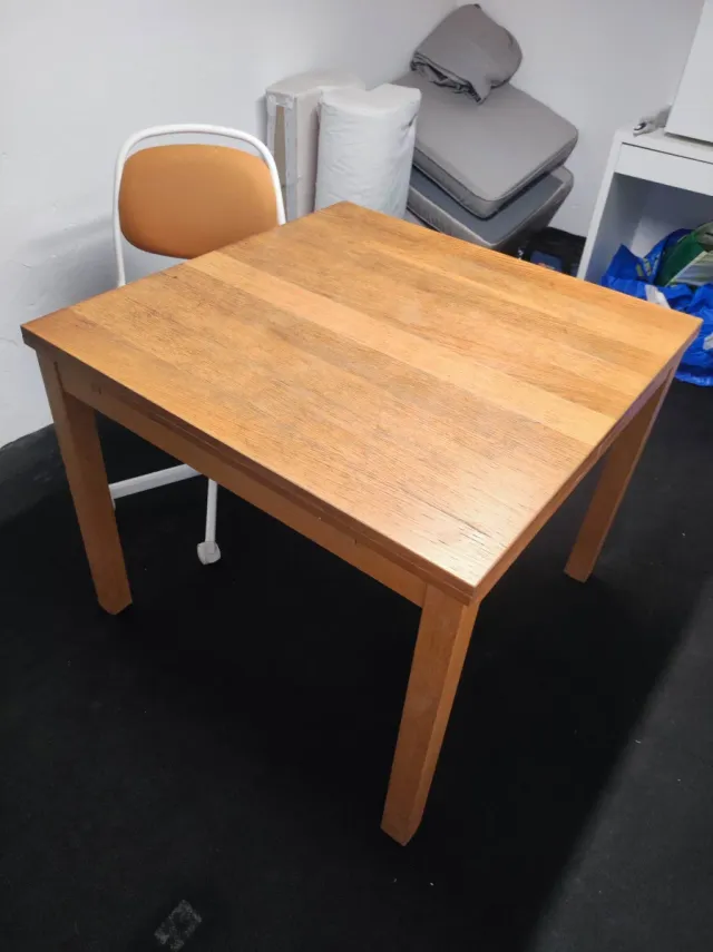 Mesa de madera extensible de 4 puestos a 6 puestos