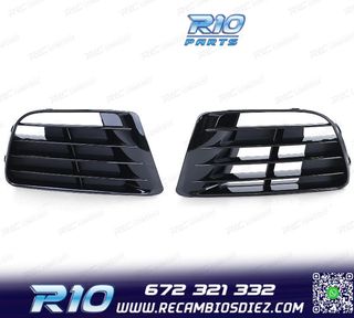 REJILLAS VOLKSWAGEN VW GOLF 6 09-12 LOOK R20 NEGRO BRILLO