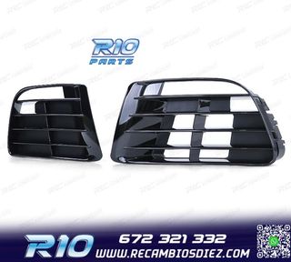 REJILLAS VOLKSWAGEN VW GOLF 6 09-12 LOOK R20 NEGRO BRILLO