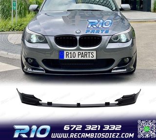 SPOILER LIP BMW E60 E61 03-10 LOOK M PERFORMANCE NEGRO BRILL