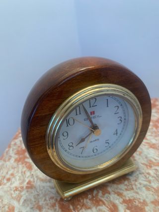 Orologio da tavolo Breil radica e ottone