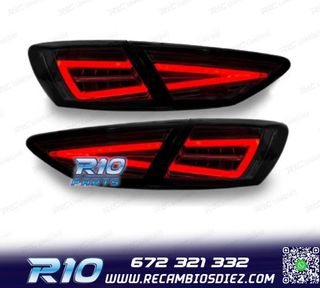 PILOTOS SEAT LEON 3 5F 12-20 DINÁMICO LED NEGRO OEM HALOGEN