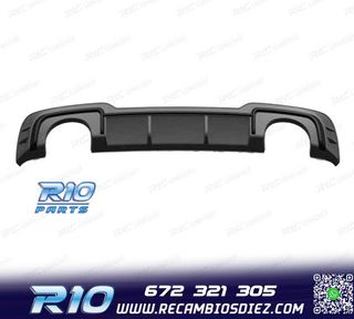 DIFUSOR AUDI A3 S LINE HATCHBACK 17-20 LOOK RS3
