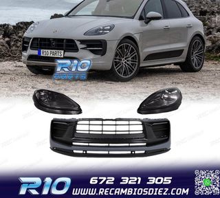 PARAGOLPES DELANTERO PORSCHE MACAN 14-18 LOOK TURBO 2023 +