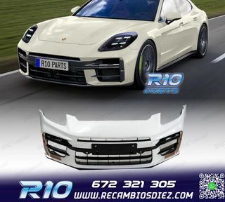 PARAGOLPES DELANTERO PORSCHE PANAMERA 24-25 LOOK TURBO + LUZ