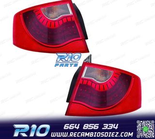 PILOTOS PARA SEAT EXEO SEDÁN 11- LED BLANCO ROJO