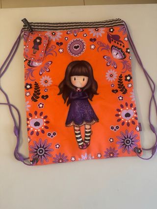 Mochila Santoro Gorjuss Naranja y Morado