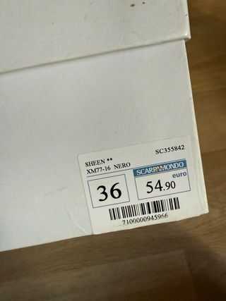 Stivali neri tacco alto plateau donna 36