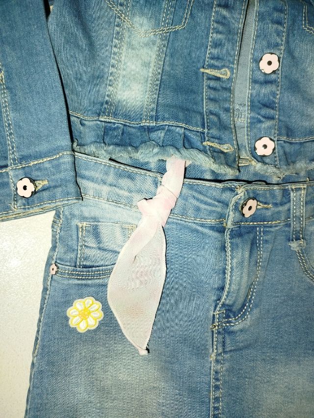 Coordinato jeans bimba 98 cm