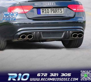 DIFUSOR AUDI A5 B8 B81 COUPE CABRIO 07-11 LOOK DTM RIEGER