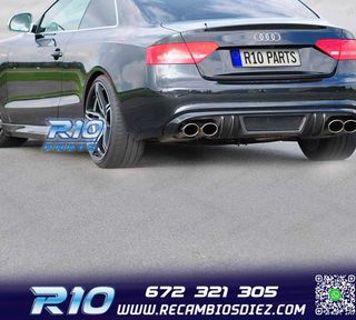 DIFUSOR AUDI A5 B8 B81 COUPE CABRIO 07-11 LOOK DTM RIEGER