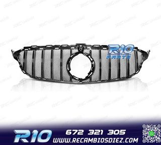 PARRILLA MERCEDES W205 18-21 LOOK SPORT NEGRO BRILLO