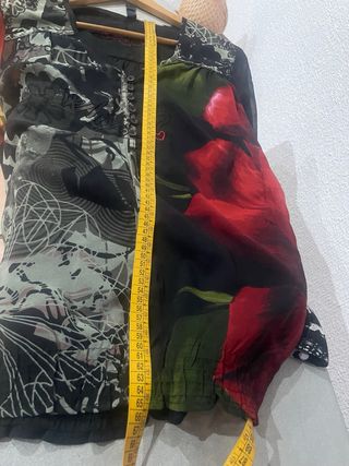 Blusa Desigual Transparente Estampada