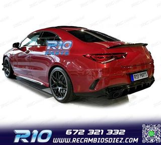 DIFUSOR MERCEDES CLA C118 19- AMG NEGRO BRILLO + COLAS ESCAP