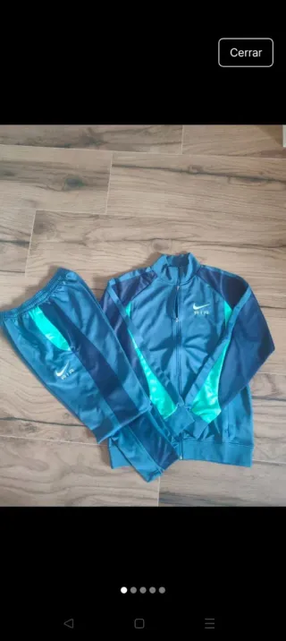Chándal Nike Azul y Verde