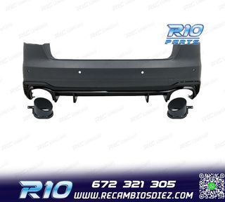 PARAGOLPES TRASERO AUDI A4 17-20 LOOK RS4