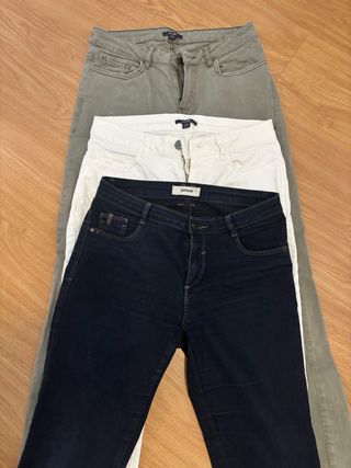 Lote 3 Pantalones Vaqueros