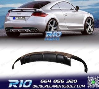 DIFUSOR AUDI TT 8J 06-14 LOOK ABT NO S LINE