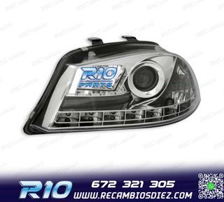 FAROS PARA SEAT IBIZA Y CORDOBA 6L 02-08 LUZ DIURNA LED FOND