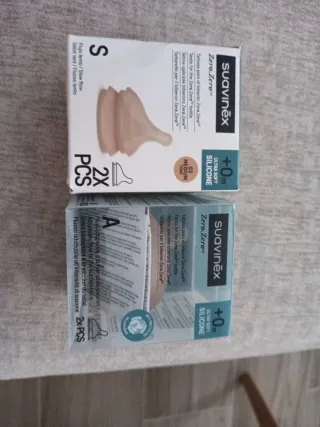 Tetinas Suavinex Zero.Zero S y A Sin estrenar