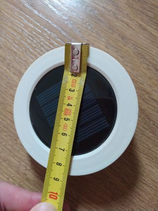 Placa solar para lámpara de papel