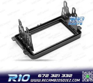 MARCO NEGRO RADIO 2-DIN PARA SEAT ALTEA LEON TOLEDO SKODA FA