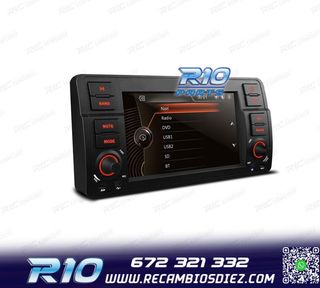 RADIO NAVEGADOR 7" PARA BMW SERIE 3 E46 98-06 USB GPS TACTIL