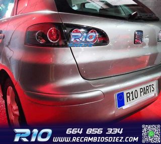 PILOTOS SEAT IBIZA 6L 02-08 FONDO NEGRO
