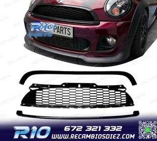 PARRILLA MINI COOPER R56 57 55 S JCW 06-14 NEGRO BRILLO